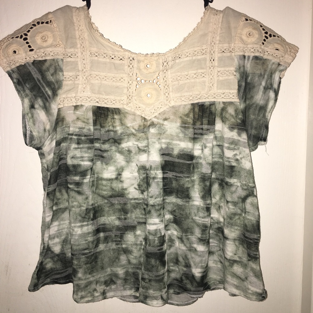 Free people crochet blouse